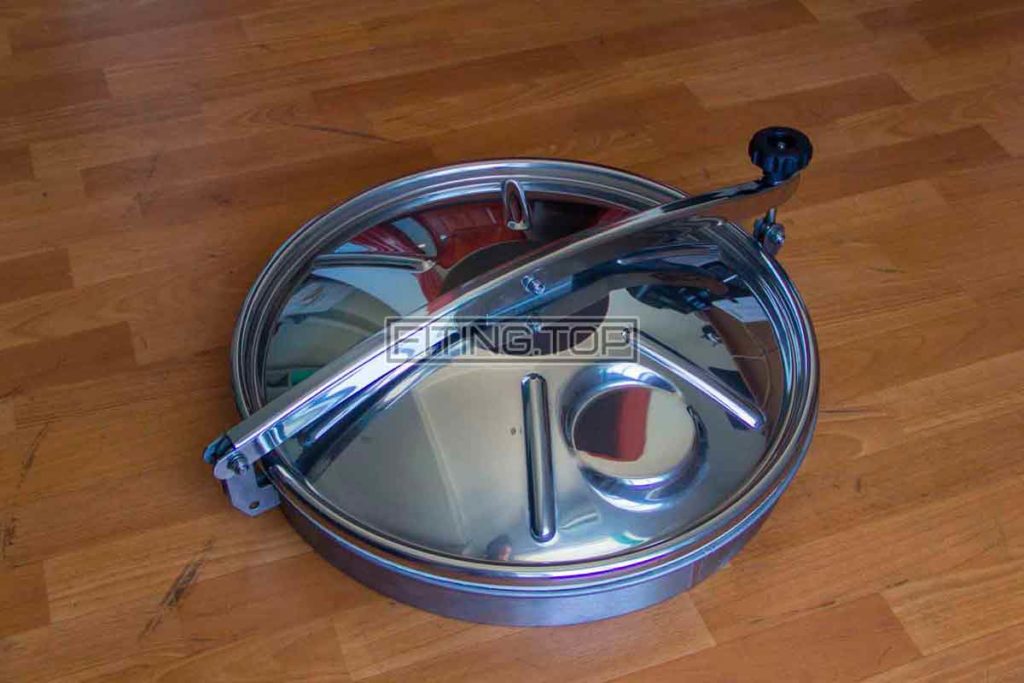 купить люк нержавеющий круглый 500 цена