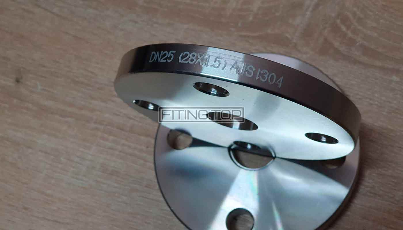 Фланець нержавіючий плоский Ру 10 DIN 2576 AISI 304 Фланець нержавіючий плоский Ру 10 DIN 2576 AISI 304