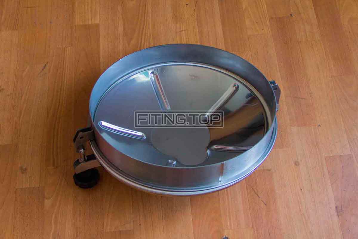 Люк нержавіючий Dn 400 без тиску круглий AISI304 Люк нержавіючий Dn 400 без тиску круглий AISI304