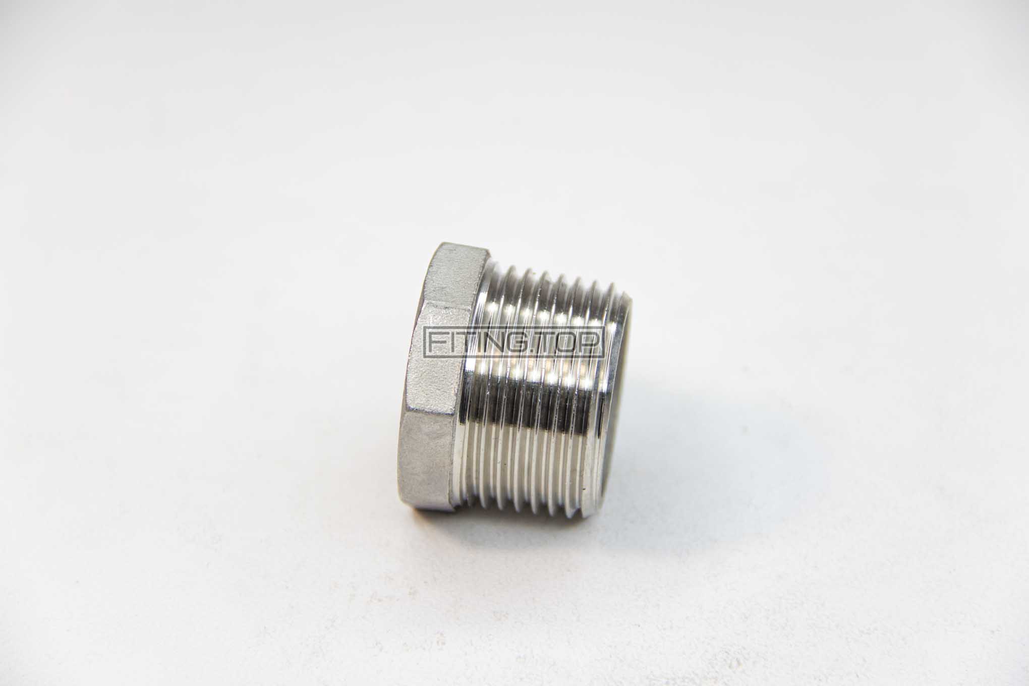 купити Футорка перехідна нержавіюча AISI304 (зовнішня-внутрішня різьба)