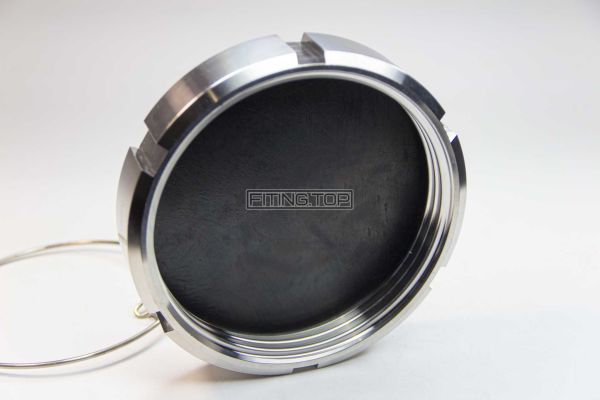 купити Гайка глуха нержавіюча для муфти молочної AISI 304 DIN 11850 купити Гайка глуха нержавіюча для муфти молочної AISI 304 DIN 11850