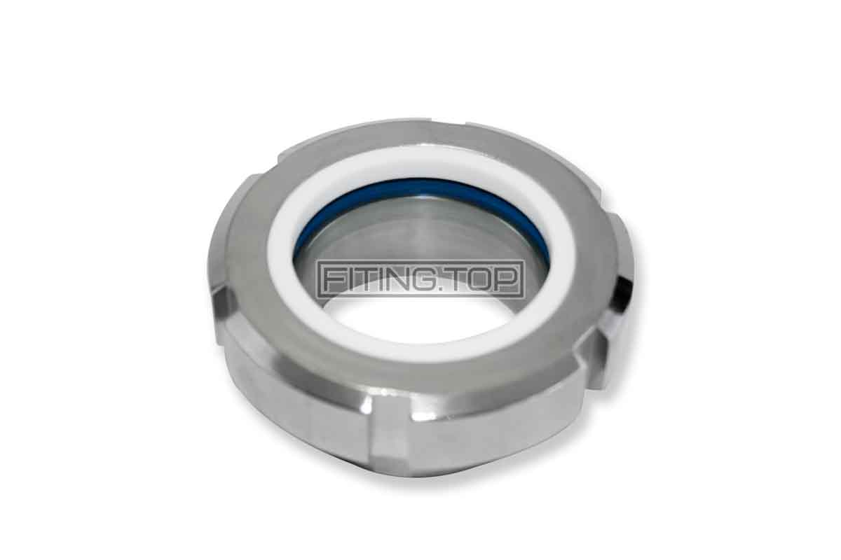 Діоптр плоский нержавіючий AISI304 (оглядове вікно)