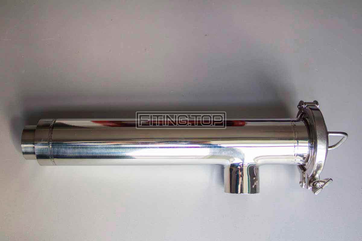 Фільтр трубний нержавіючий кутовий зварка-зварка AISI304 Фільтр трубний нержавіючий кутовий зварка-зварка AISI304