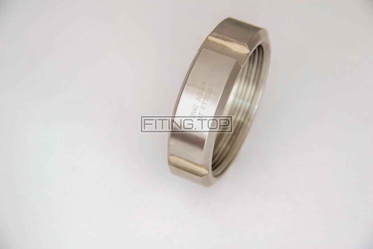 Гайка шліцева нержавіюча для муфти молочної AISI 304 DIN 11850 Гайка шліцева нержавіюча для муфти молочної AISI 304 DIN 11850