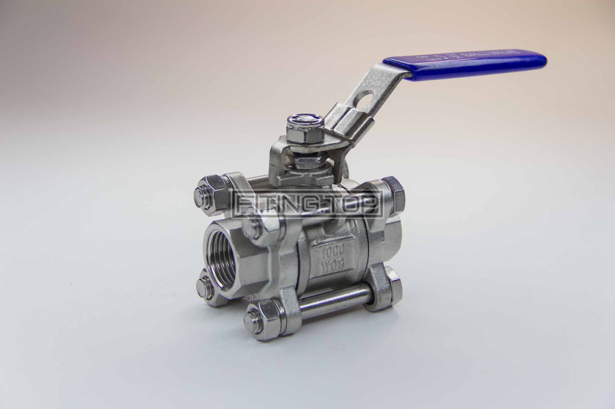 Кран нержавіючий кульовий розбірний з внутрішньою різьбою AISI304 Кран нержавіючий кульовий розбірний з внутрішньою різьбою AISI304