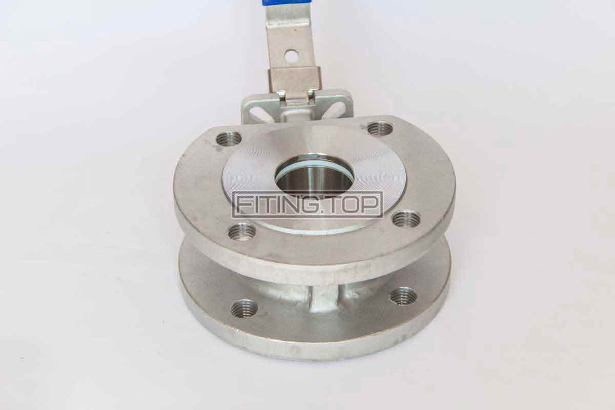 Кран фланцевий нержавіючий AISI304 (моноблочний) Кран фланцевий нержавіючий AISI304 (моноблочний)