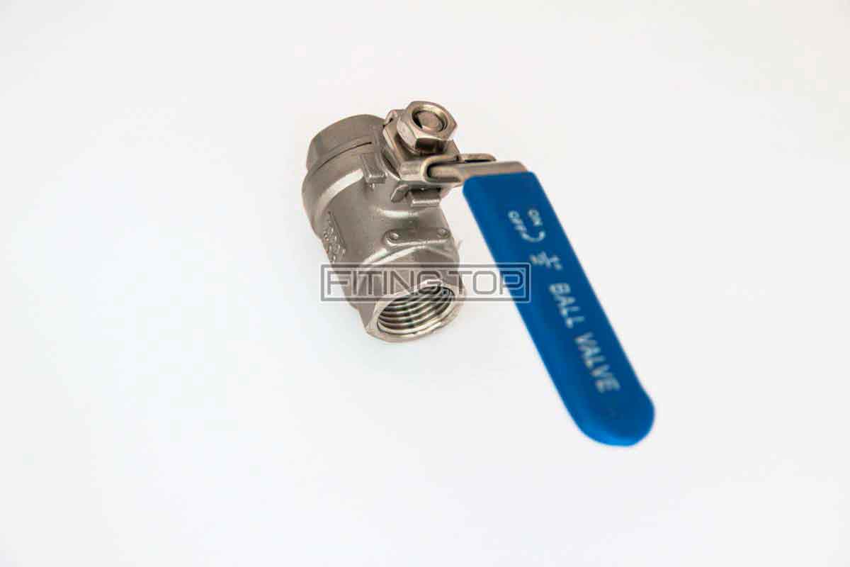 Кран кульовий нержавіючий AISI304 з внутрішньою різьбою