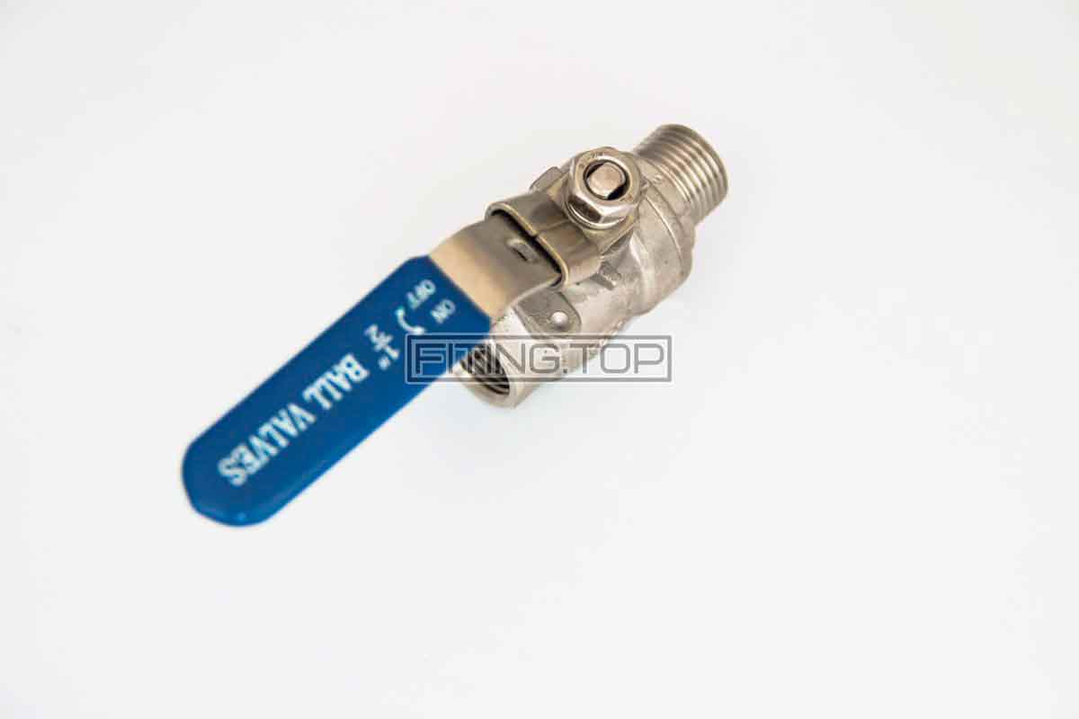 купить кран шаровой нержавеющий с наружной резьбой цена