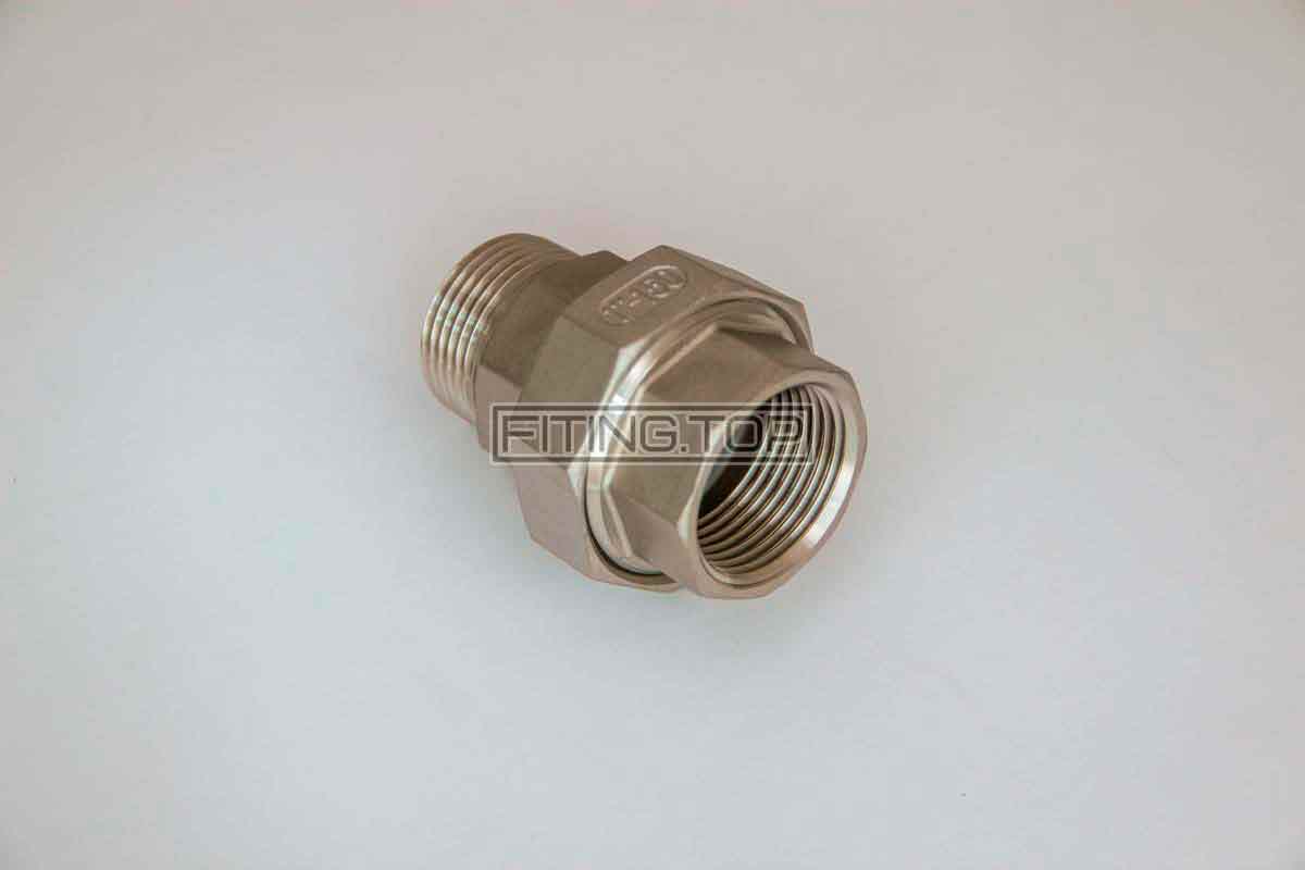 Американка нержавіюча AISI 304 з зовнішньою різьбою