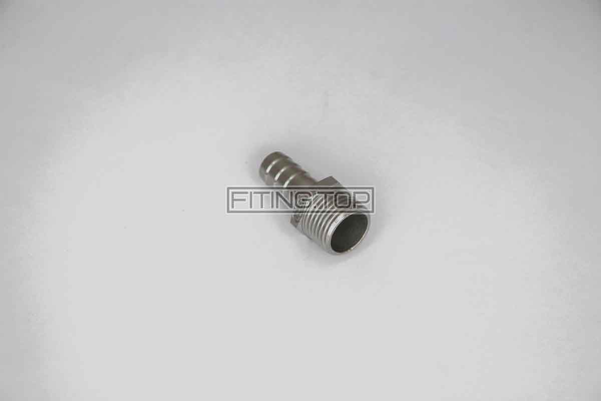 Штуцер шланговий нержавіючий AISI 304 з шестигранником (різьба зовнішня) Штуцер шланговий нержавіючий AISI 304 з шестигранником (різьба зовнішня)