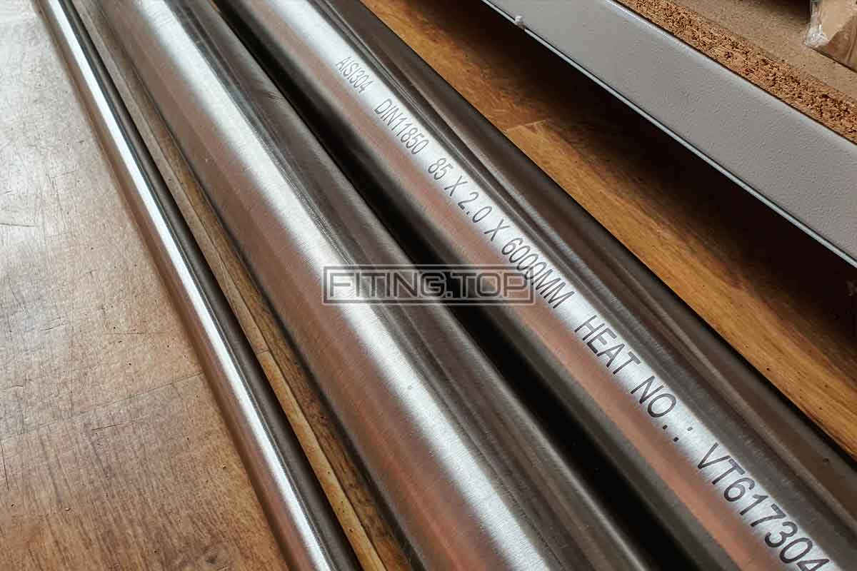 Труба нержавіюча кругла AISI 304 DIN 11850 Труба нержавіюча кругла AISI 304 DIN 11850