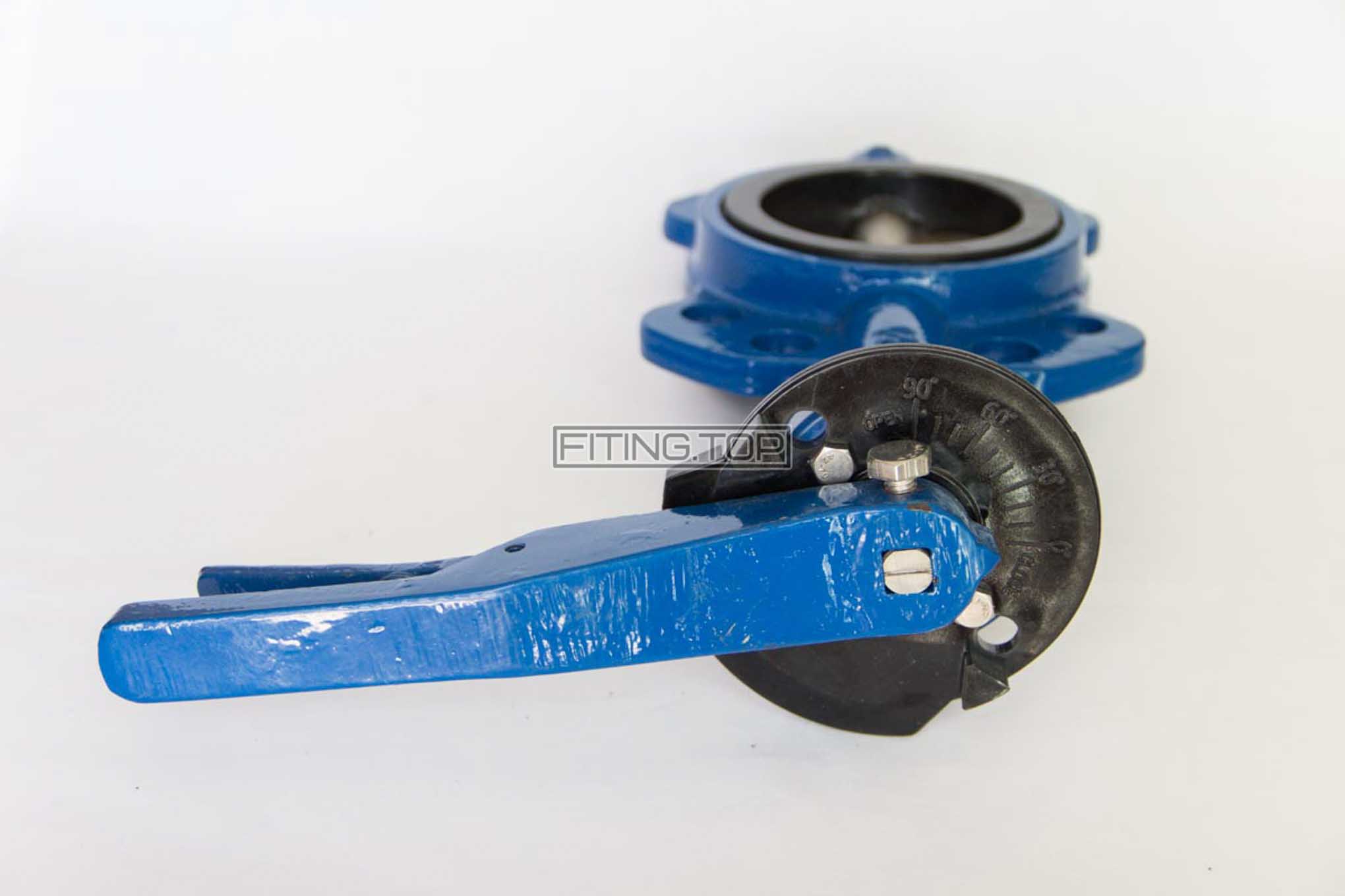 Затвор дисковый чугунный межфланцевый с нержавеющим диском