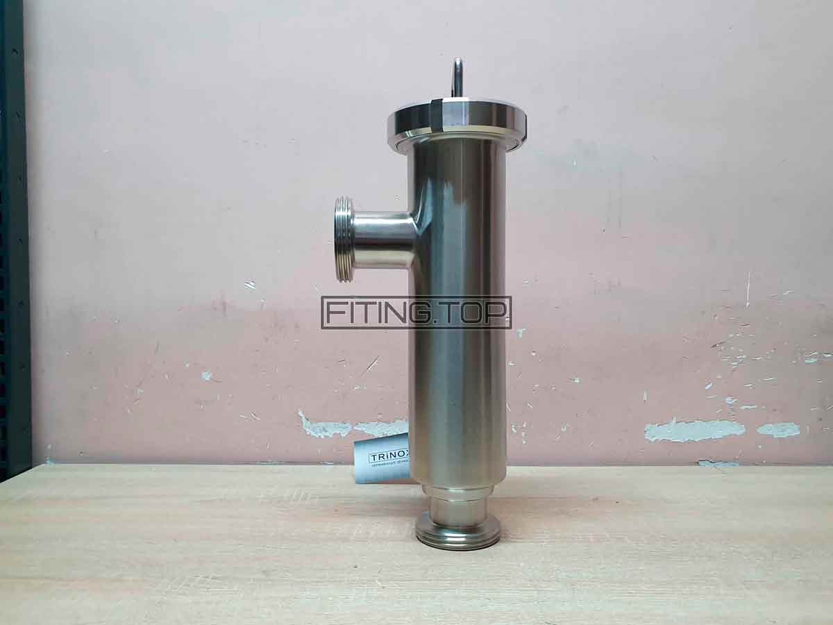 Фильтр нержавеющий трубный угловой резьба-резьба AISI304