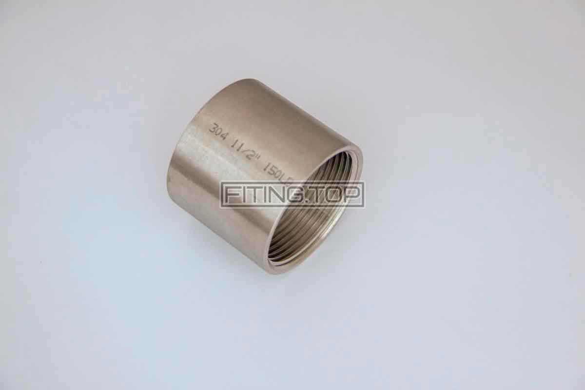 Муфта нержавіюча AISI304 (муфта пряма з внутрішньою різьбою) Муфта нержавіюча AISI304 (муфта пряма з внутрішньою різьбою)