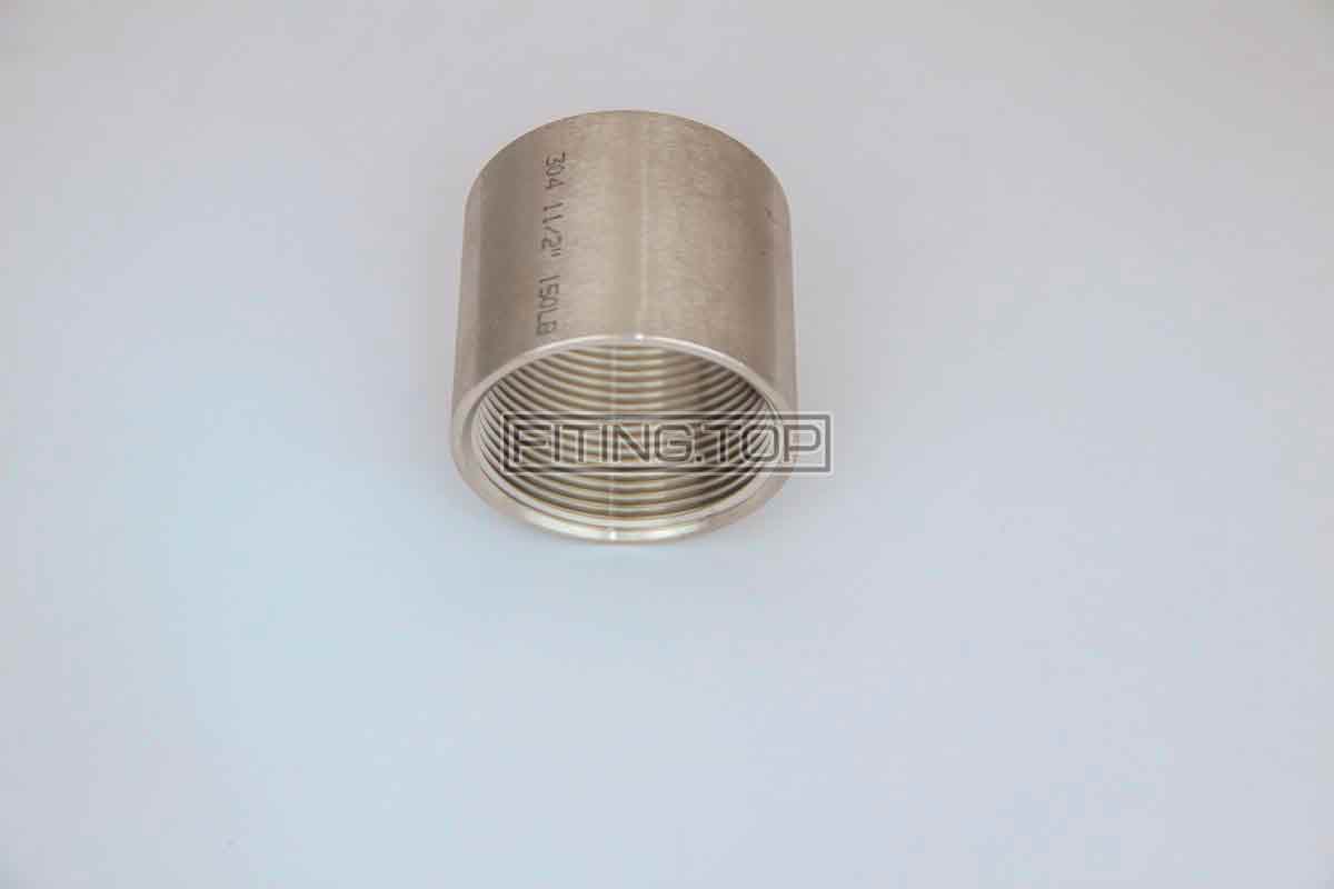 Муфта нержавіюча AISI304 (муфта пряма з внутрішньою різьбою) Муфта нержавіюча AISI304 (муфта пряма з внутрішньою різьбою)