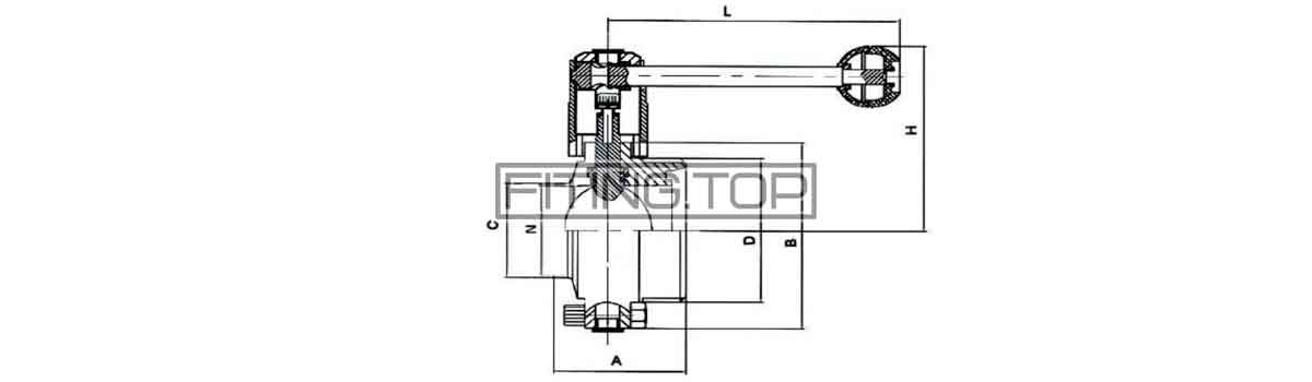 купить затвор дисковый нержавеющий резьба-сварка цена