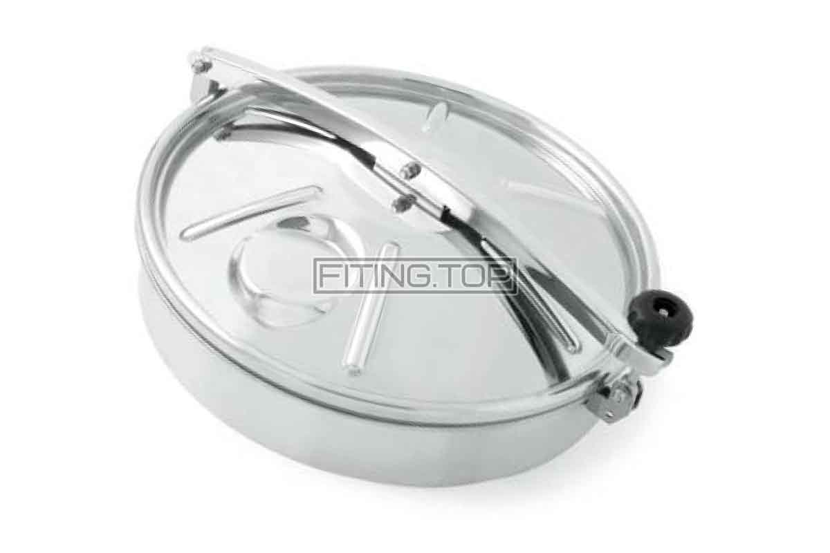 купить люк нержавеющий круглый 500 цена