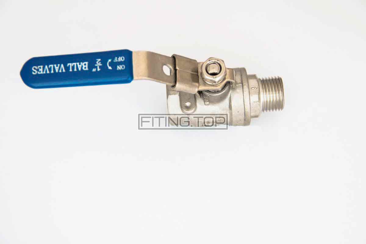 купить кран шаровой нержавеющий с наружной резьбой цена