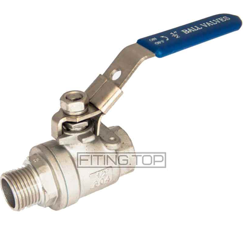 купить кран шаровой с наружной резьбой нержавеющий цена