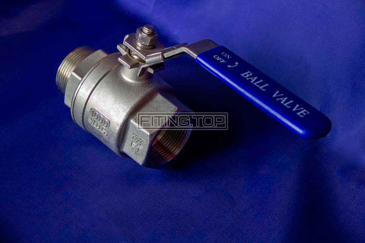 Кран шаровой нержавеющий с наружной резьбой AISI 304