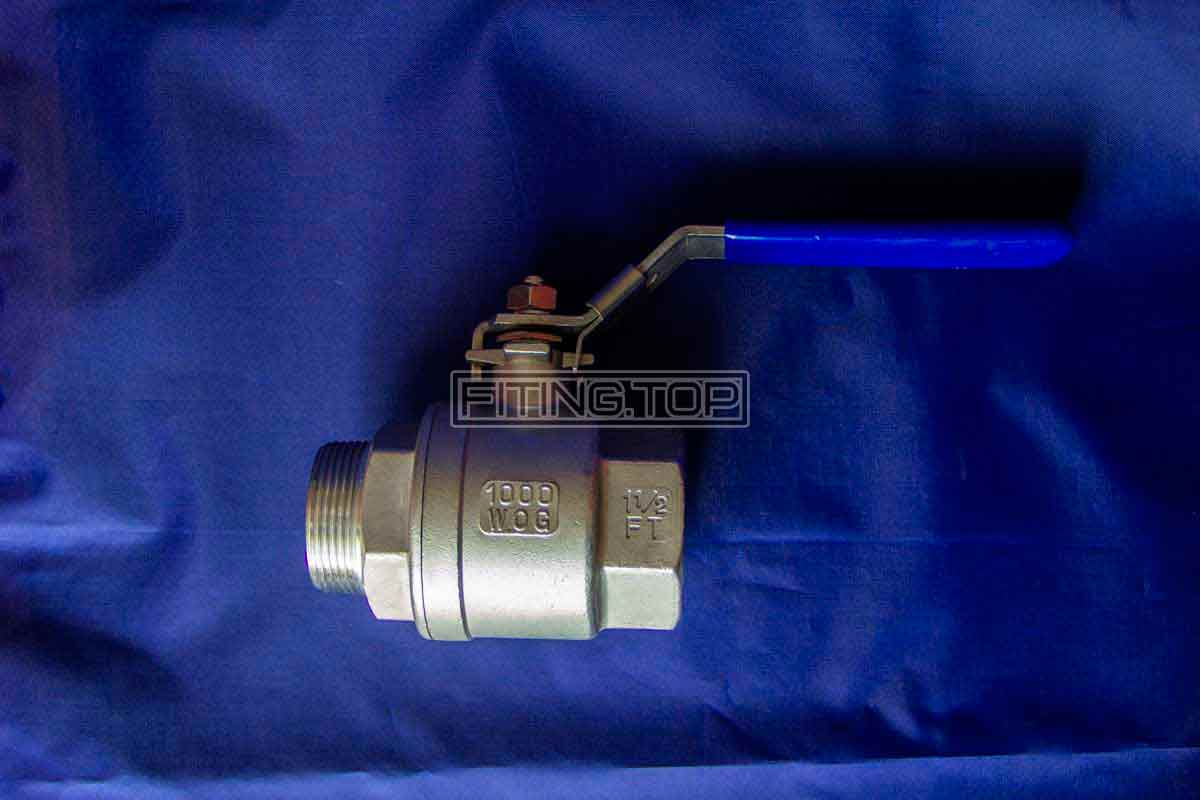 Кран шаровой нержавеющий с наружной резьбой AISI 304