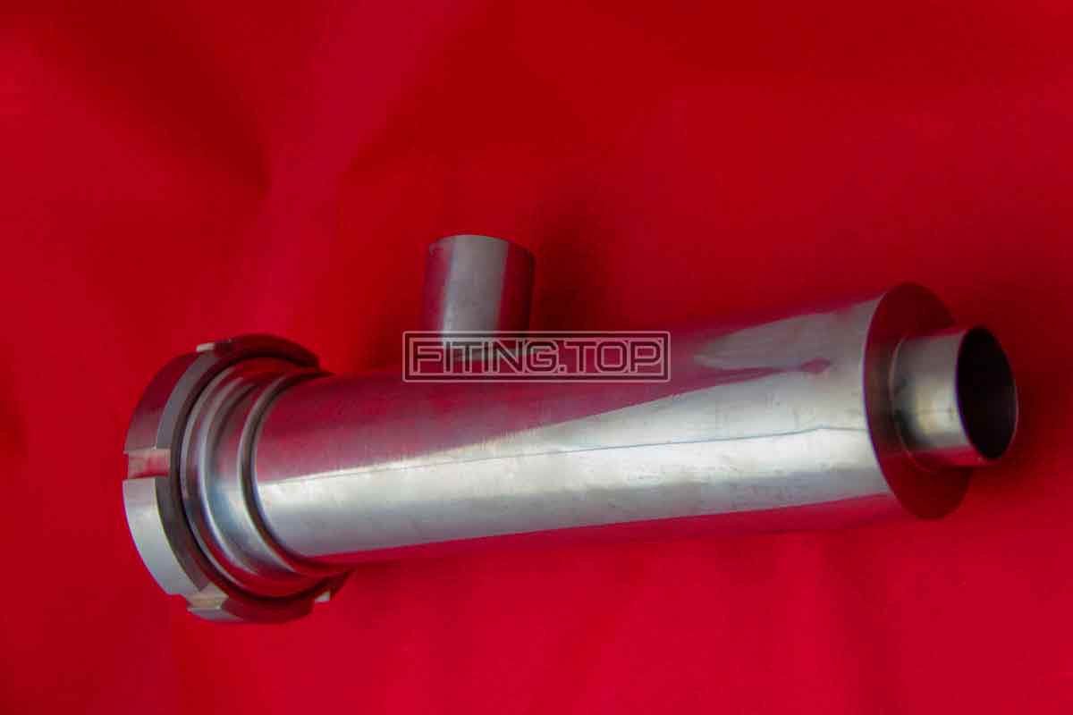 Фильтр трубный нержавеющий DN 50 AISI 304 сварка 90 градусов