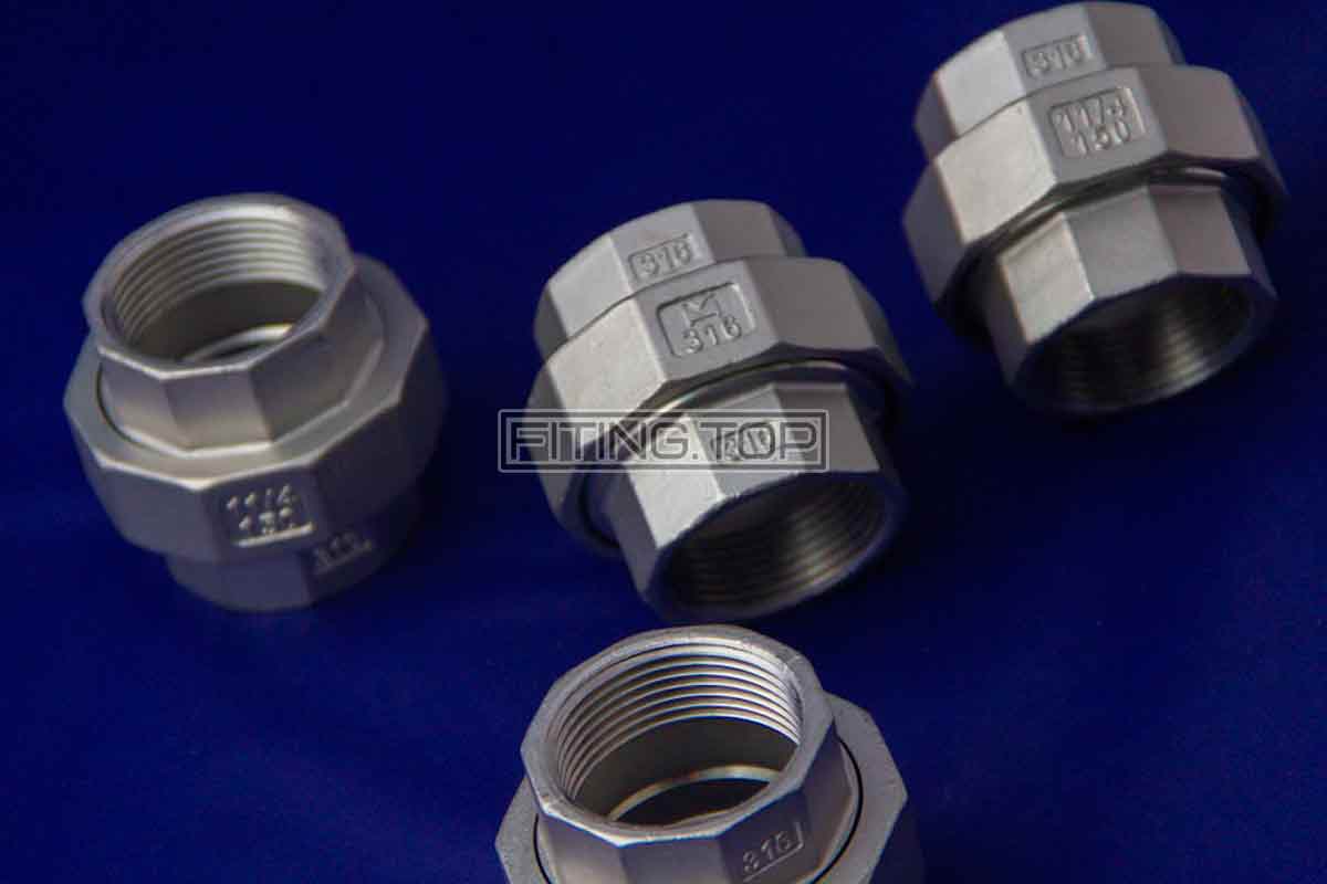 Муфта американка нержавеющая внутренняя-внутренняя резьба AISI304