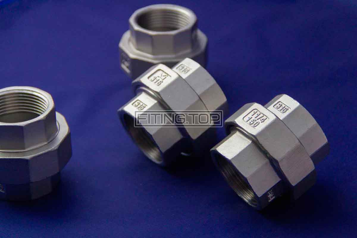 Муфта американка нержавеющая внутренняя-внутренняя резьба AISI304