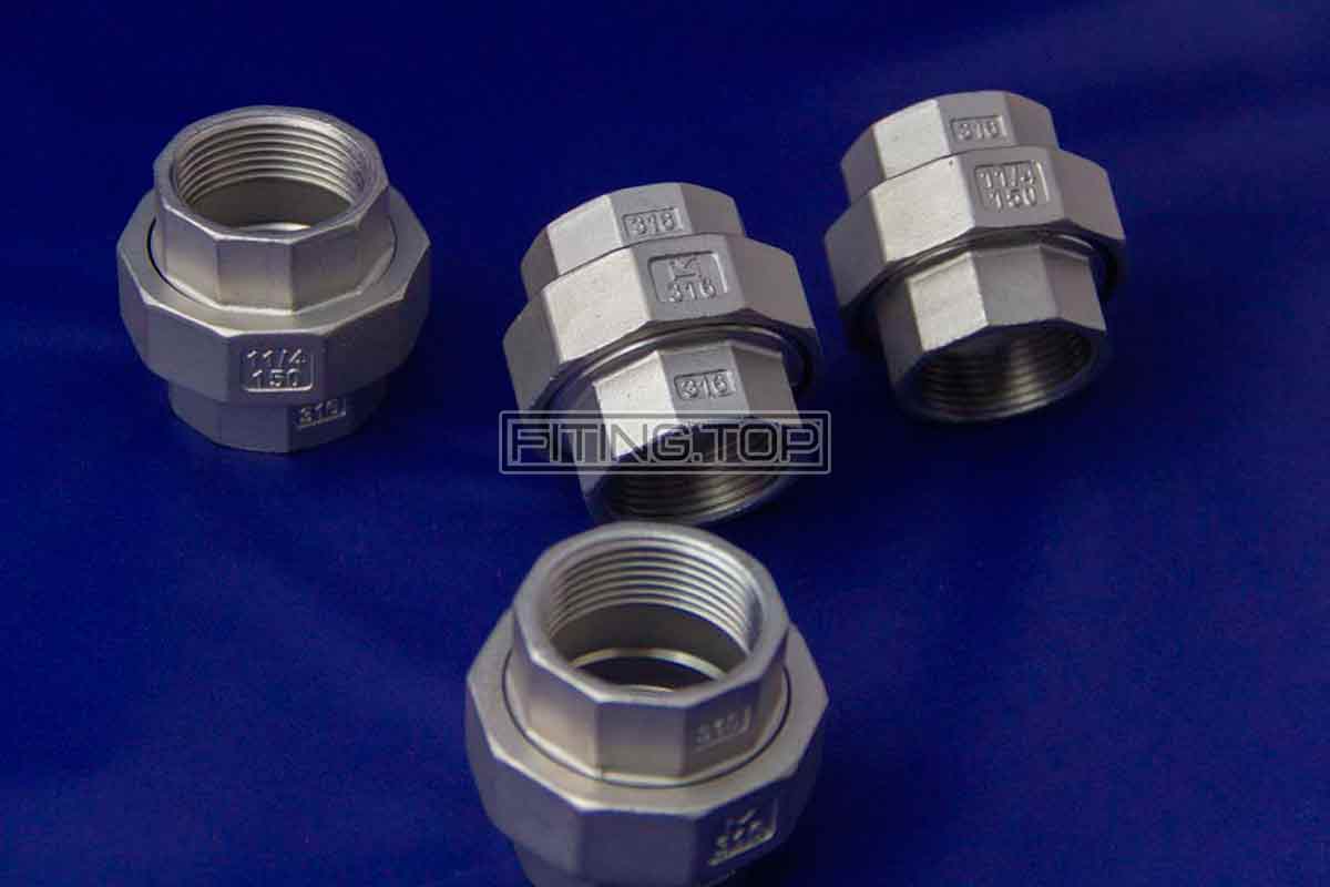 Муфта американка нержавеющая внутренняя-внутренняя резьба AISI304