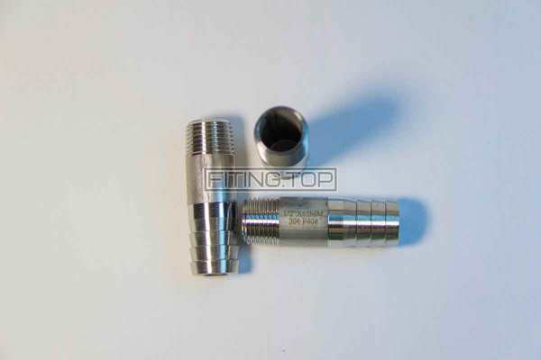 Штуцер шланговий нержавіючий AISI 304 (без шестигранника)