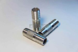 купить Штуцер шланговый нержавеющий с наружной резьбой без шестигранника