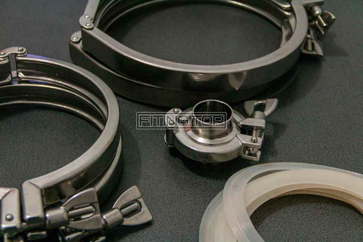 Купить хомут кламп Dn 200 и Dn 250 AISI 304