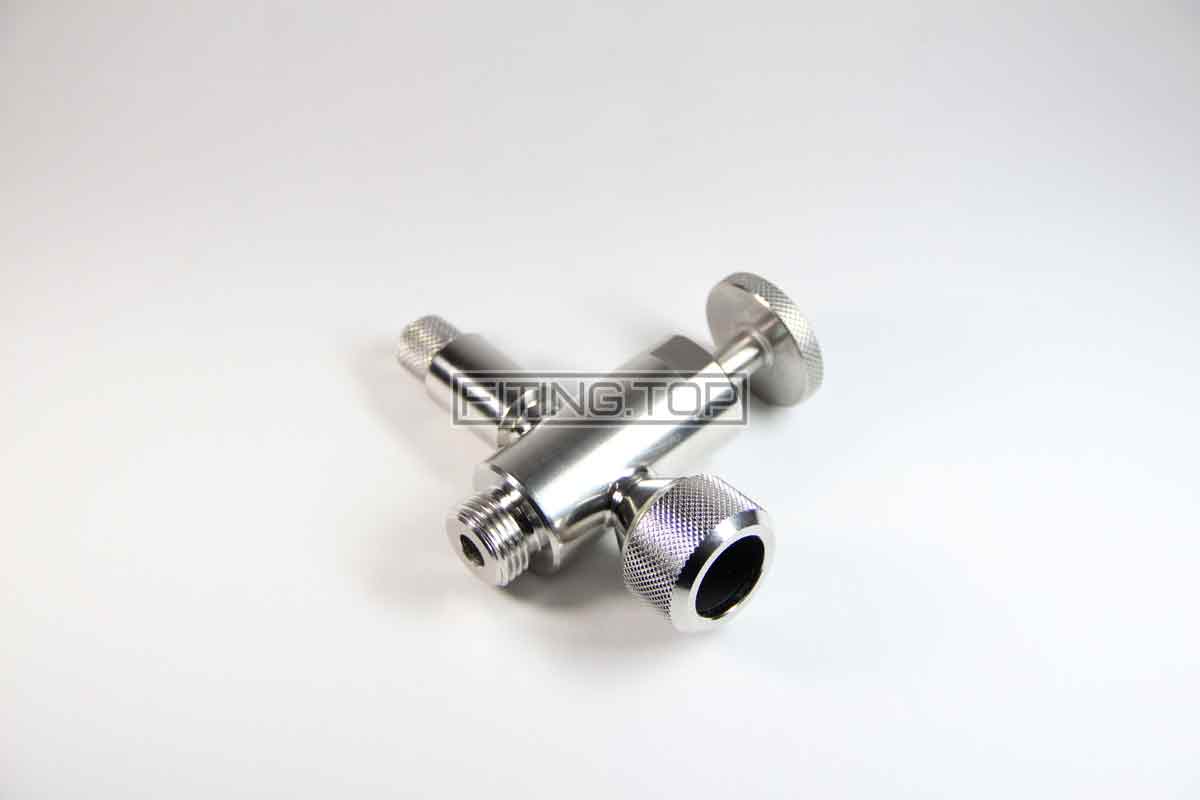 Нижний кран для уровнемера нержавеющий купить цена