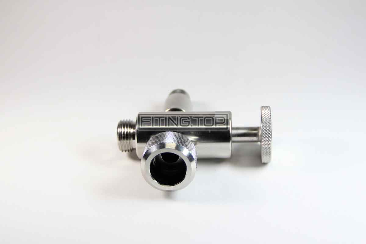 Нижний кран для уровнемера нержавеющий купить цена