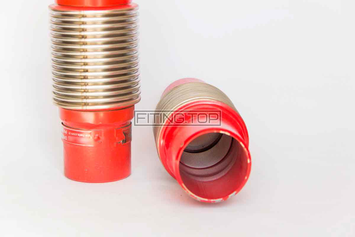 Компенсатор сильфонний осьовий з нержавіючою вставкою (розтягнення "30") Компенсатор сильфонний осьовий з нержавіючою вставкою (розтягнення "30")