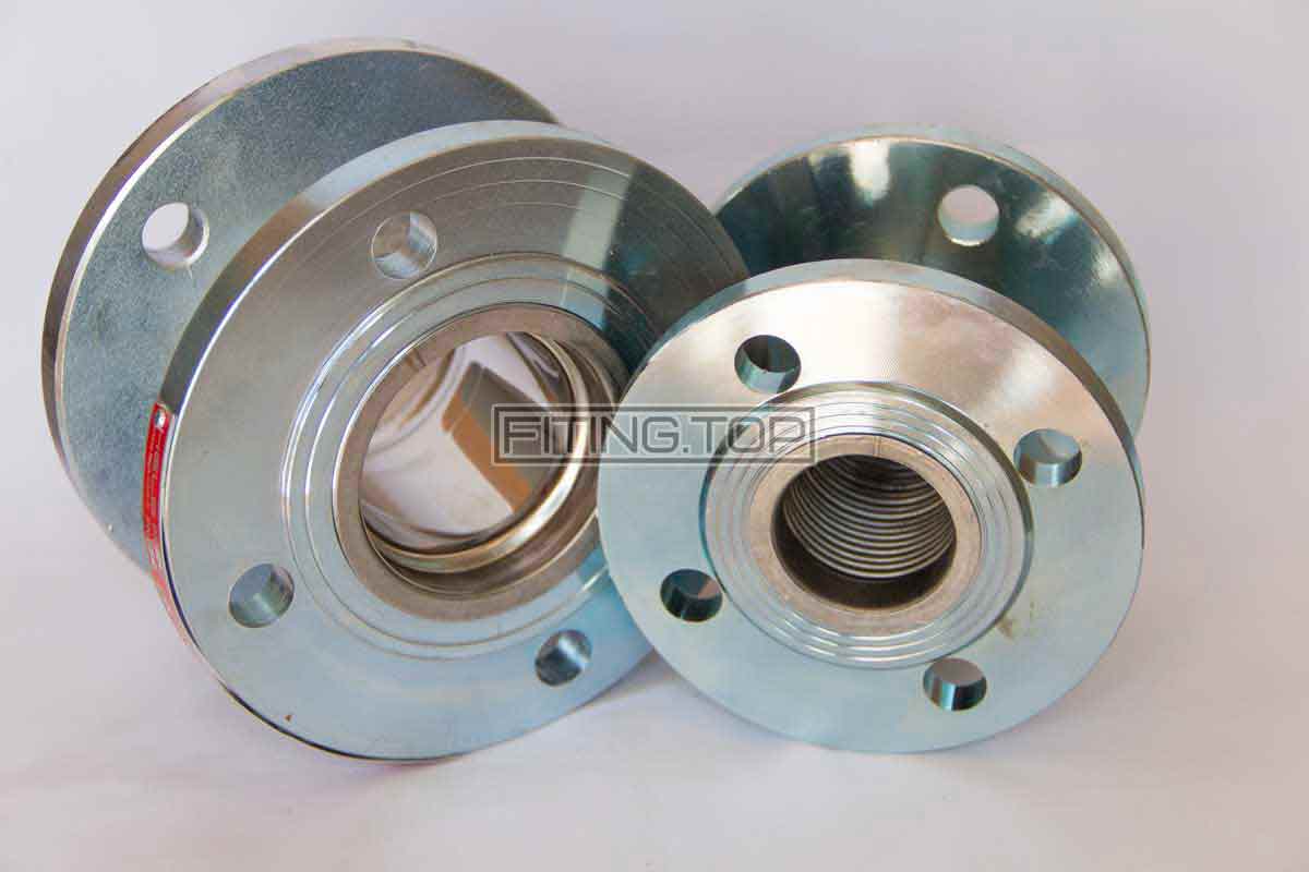 Компенсатор сильфонний фланцевий з нержавіючою вставкою (розтягнення "30")