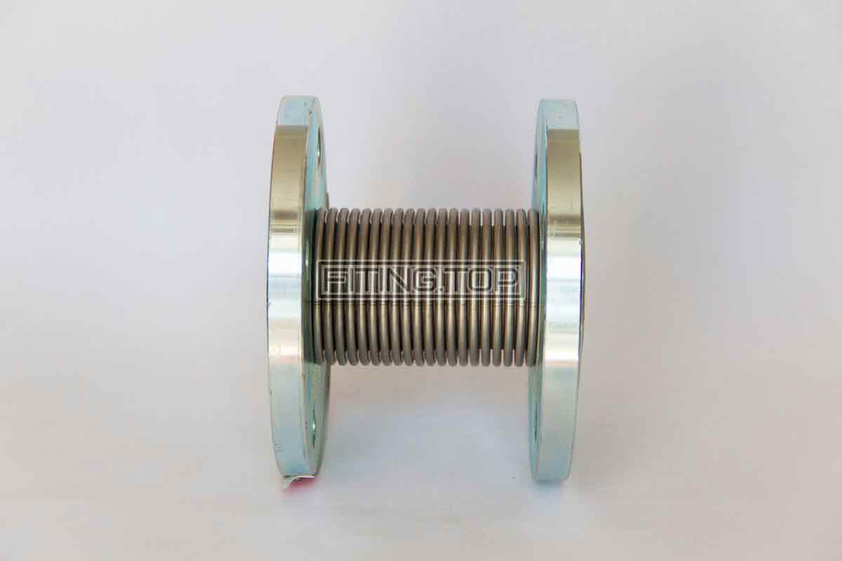 Компенсатор сильфонний фланцевий з нержавіючою вставкою (розтягнення "30")