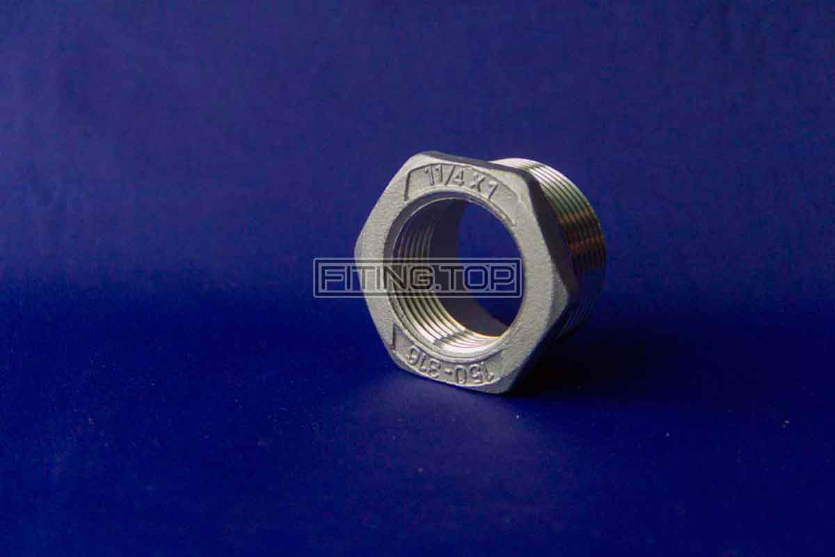 Купить футорку нержавеющую внутренняя-наружная резьба