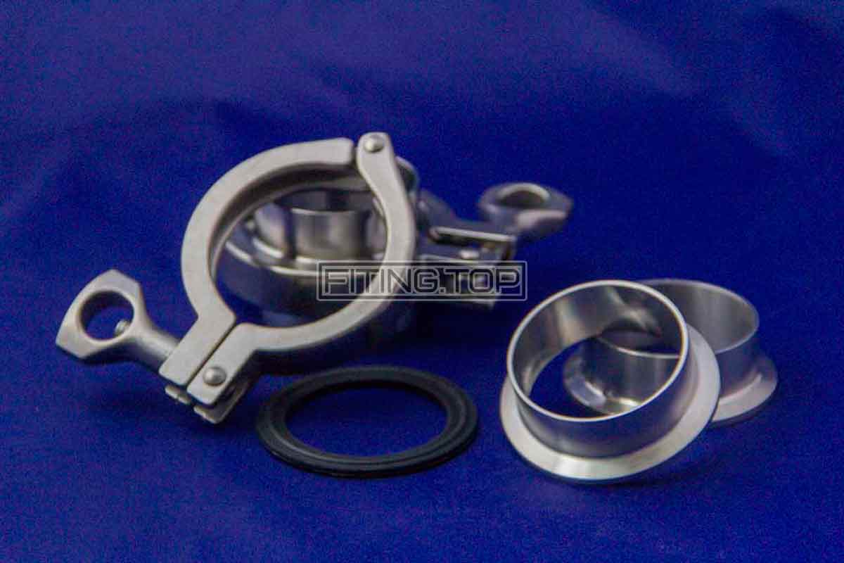 Купить кламп соединение в сборе Dn 50 (2 дюйма) AISI 304