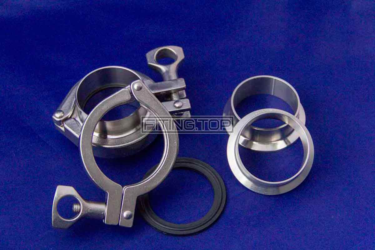 Купить кламп соединение в сборе Dn 50 (2 дюйма) AISI 304