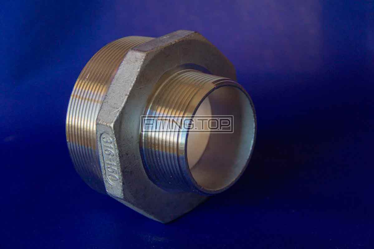 Купить ниппель переходной нержавеющий 3"х2" AISI316