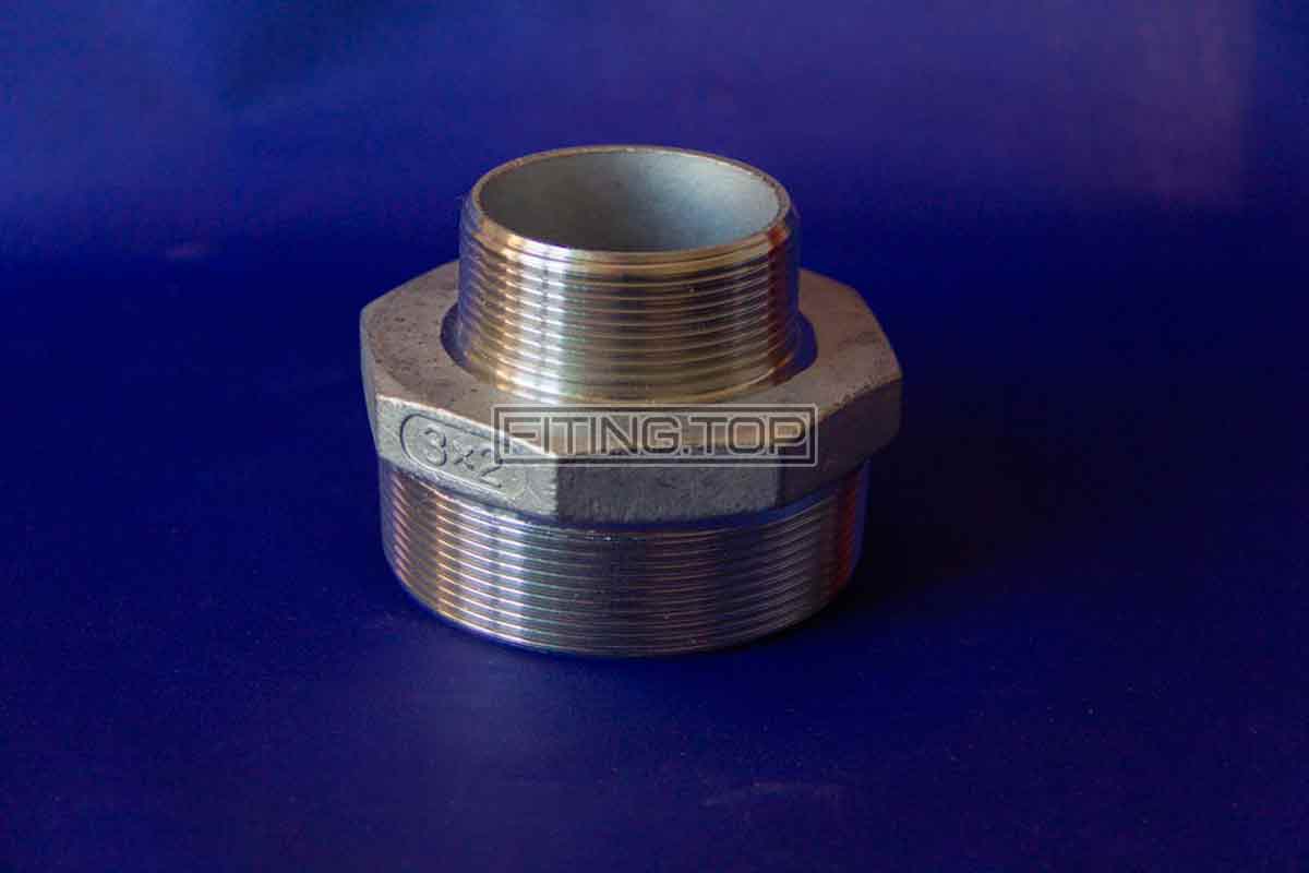 Купить ниппель переходной нержавеющий 3"х2" AISI316