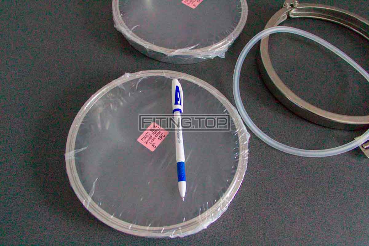 Купить патрубок кламп Dn 200 из нержавеющей стали AISI 316