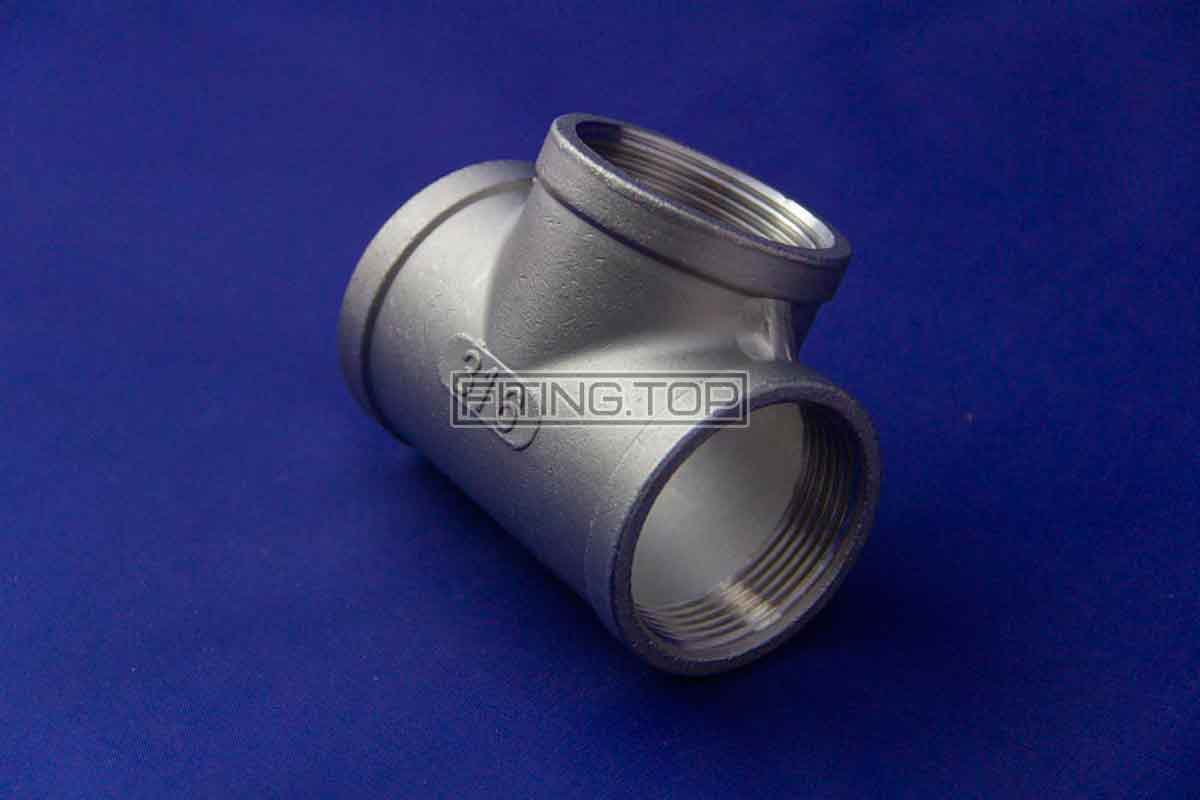 Купить тройник резьбовой нержавеющий Dn 40 (1 1/2") AISI304