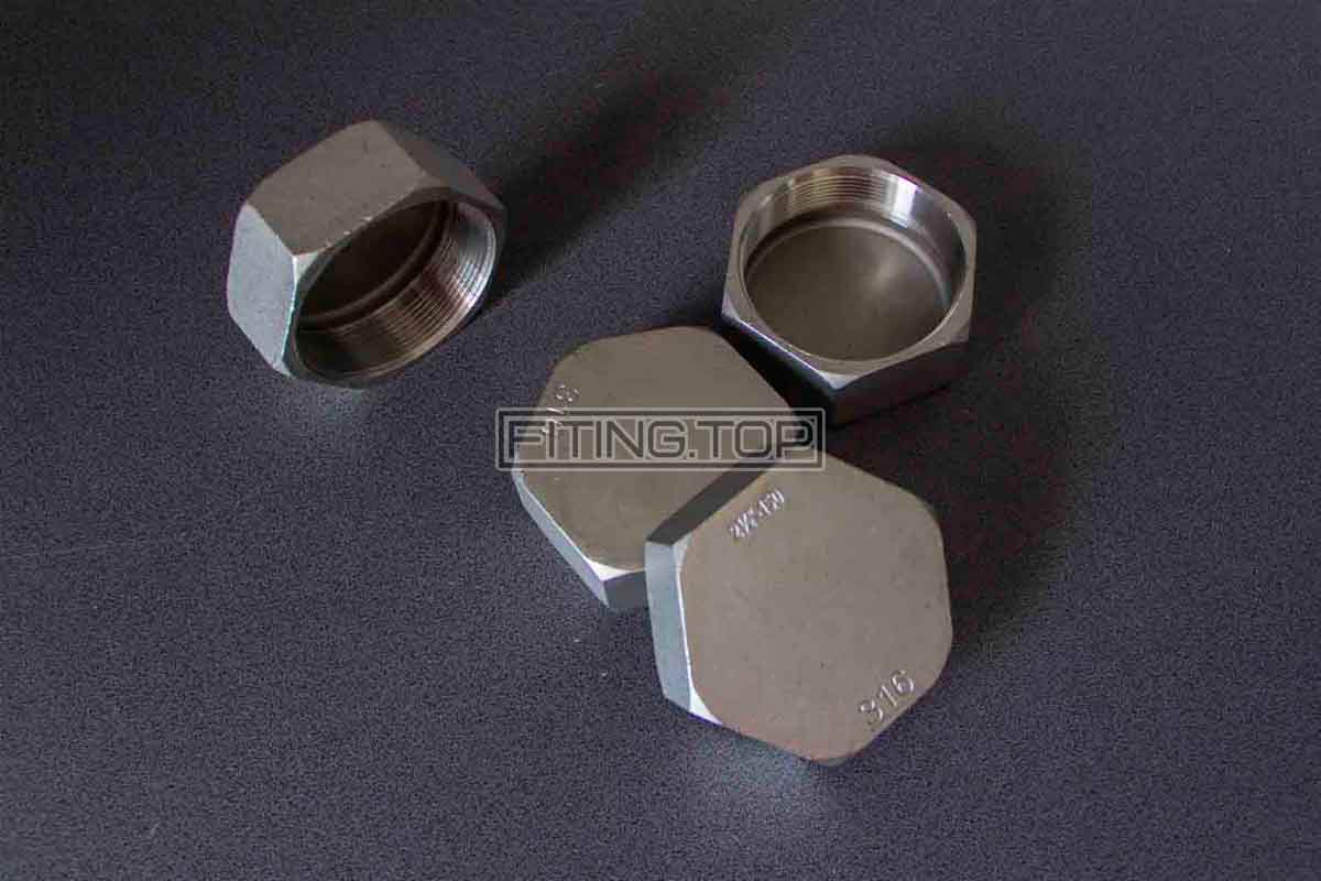 Купить заглушку резьбовую нержавеющую Dn 65 (2 1/2") AISI316 Купить заглушку резьбовую нержавеющую Dn 65 (2 1/2") AISI316