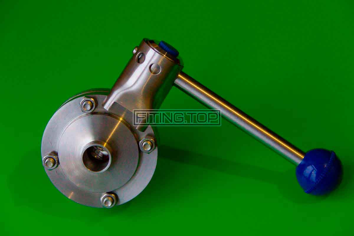 Купить затвор дисковый нержавеющий резьба-сварка Dn 15 AISI 304