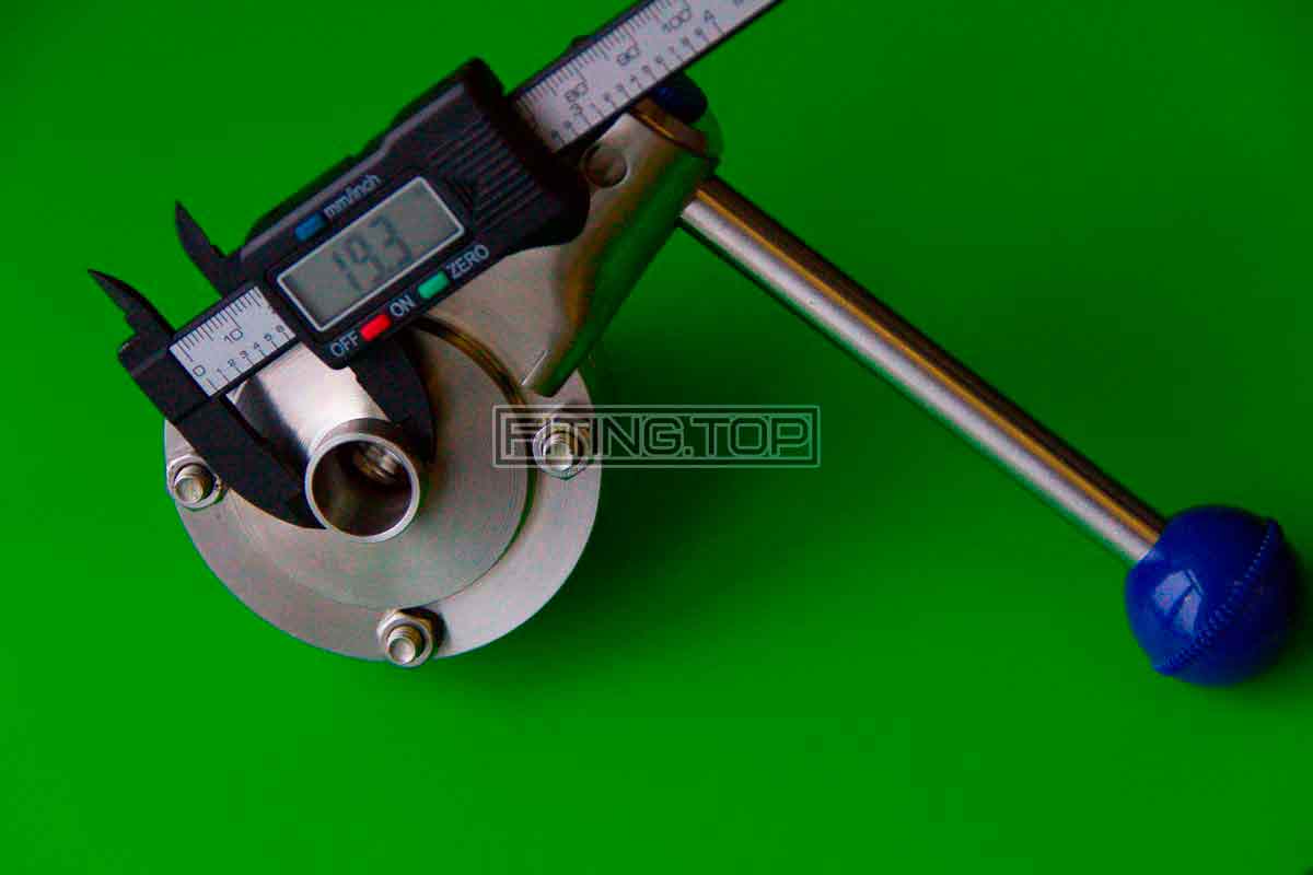 Купить затвор дисковый нержавеющий резьба-сварка Dn 15 AISI 304