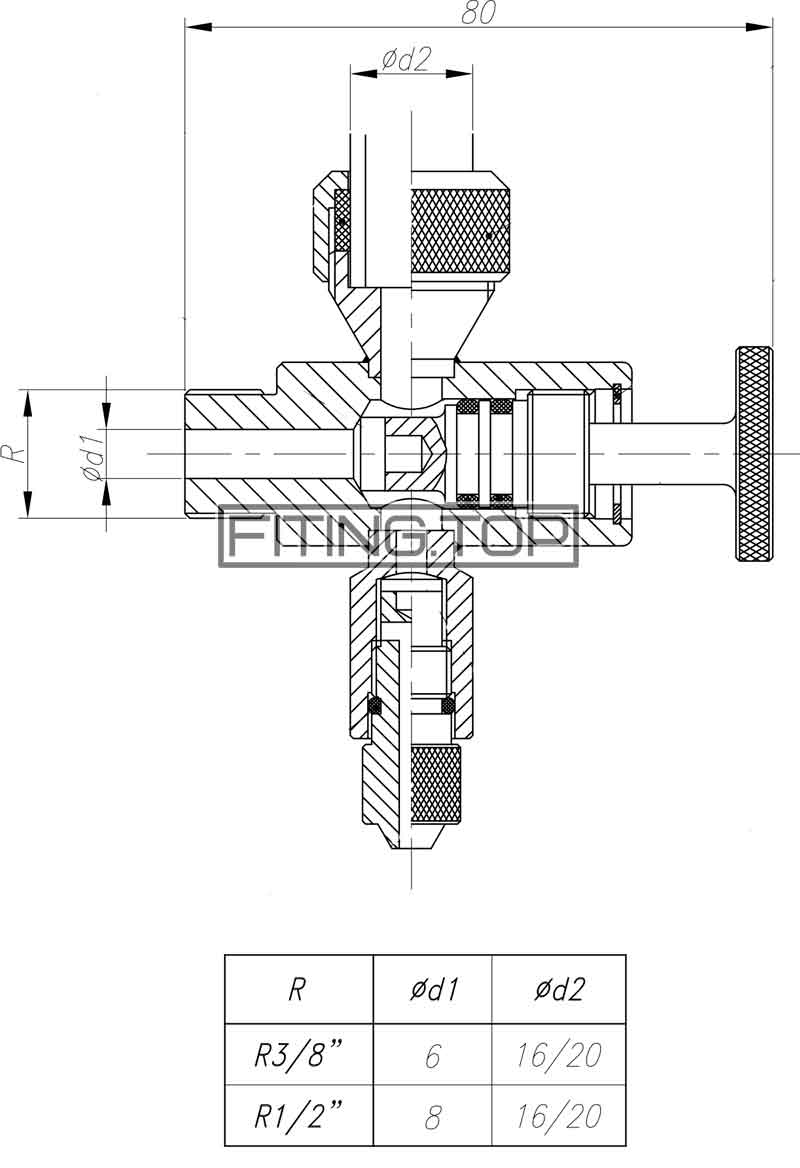 купить нержавеющий кран для уровнемф5309 А Нижний кран для уровнемера нержавеющий: размерыера верхний и нижний