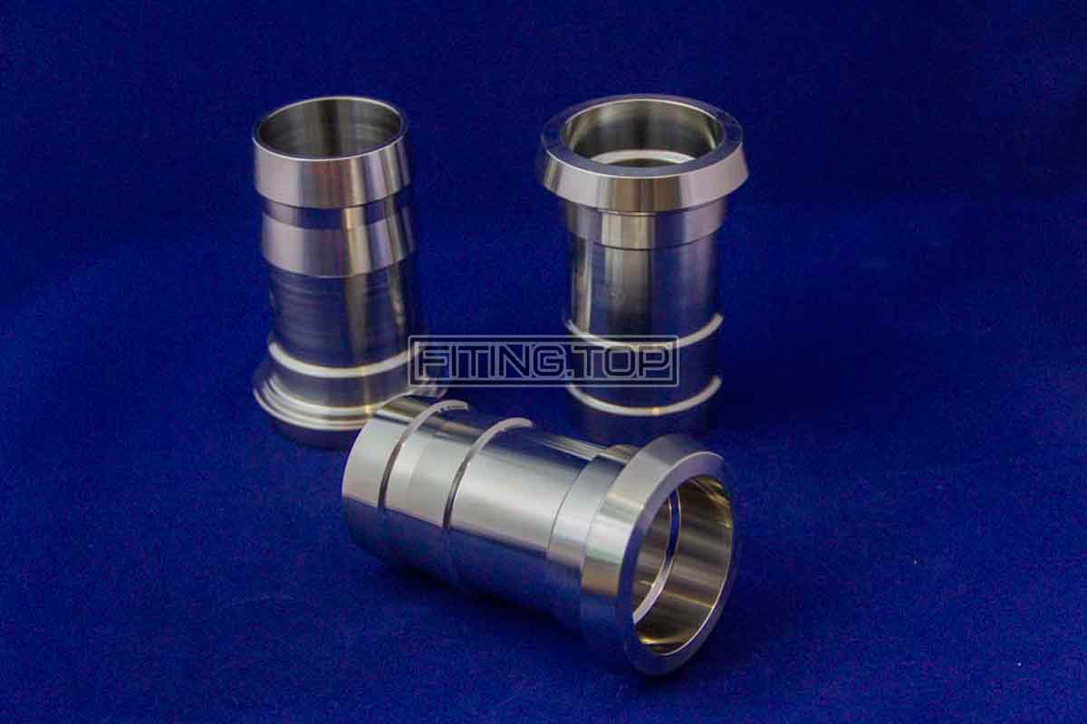 купить Штуцер конический шланговый нержавеющий