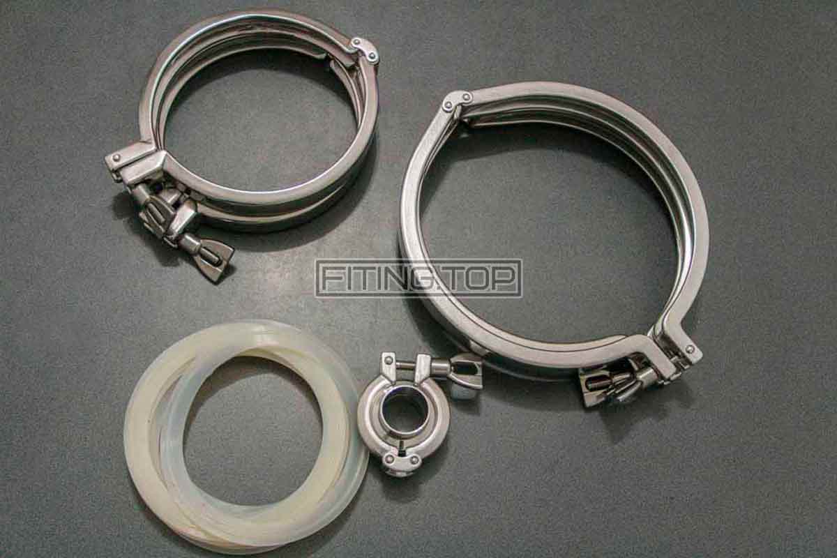 Купить хомут кламп Dn 200 и Dn 250 AISI 304